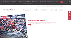 Desktop Screenshot of nuernbergmesse.de