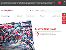 Tablet Screenshot of nuernbergmesse.de